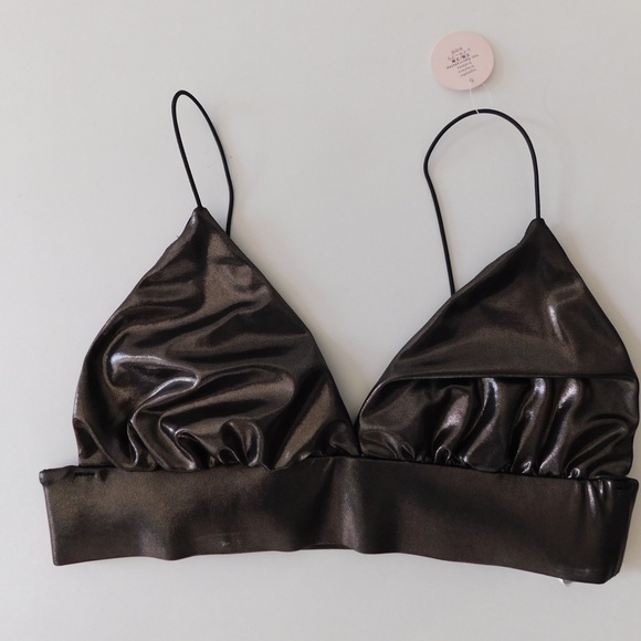 Bronze Bralette Top (small) - Picture 1 of 6